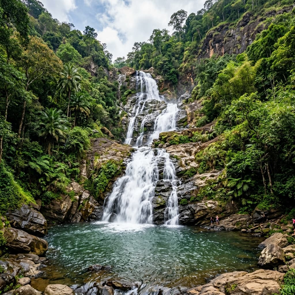 Ravana Falls & Cave